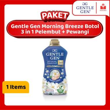 Gentle Gen Morning Breeze Botol 3in1 Pelembut + Pewangi