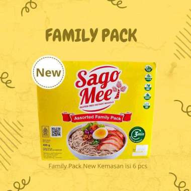 Sago Mee Assorted Family Pack isi 6 Sagomee