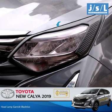 JSL Garnish Depan New Calya 2019 Head Lamp Garnish Blacktivo