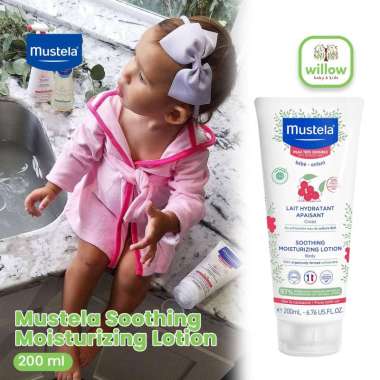 Lotion Bayi - Mustela Soothing Moisturizing Lotion 200Ml