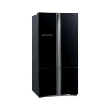 KULKAS HITACHI SIDE BY SIDE R WB80PGD5 GBK KULKAS 4 PINTU INVERTER RWB80PGD5-GBK