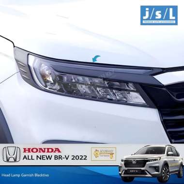 JSL Garnish Depan All New BRV 2022 Head Lamp Garnish Blacktivo