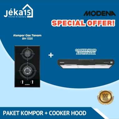MODENA BH 1325 KOMPOR GAS TANAM ( VARIAN PAKET) KOMPOR + PX 0711
