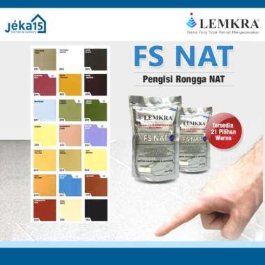 Semen Nat Keramik//Pengisi Rongga Keramik//Waterproofing//Lemkra//1Kg Cool Grey