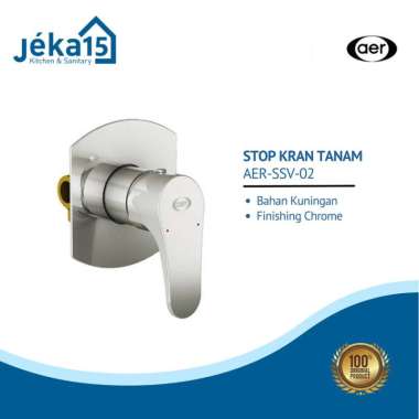 Stop Kran Tanam//Stop kran Panas Dingin 3 Cabang(3 Way)//AER-SSV-02
