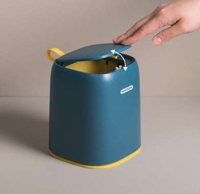 PINMOO MINI ROOM DESK TRASH CAN DUSTBIN TEMPAT SAMPAH MEJA - AA153 PINK