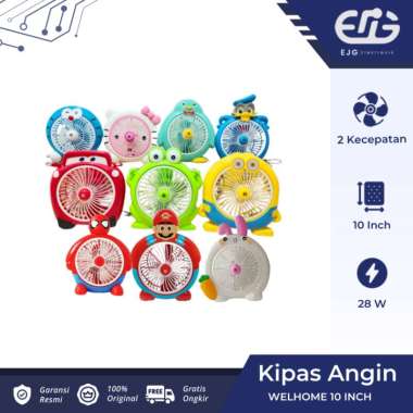 KIPAS KARAKTER WELHOME 10INC KIPAS BOXFAN WELHOME BOXFAN KARAKTER WELHOME 10 inch 180 Minion