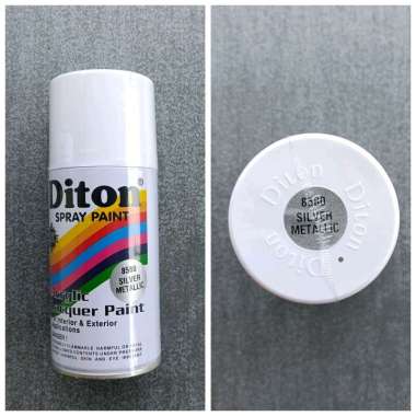Cat Semprot Diton Silver Metallic 8580 Spray Paint X Pylox Pilok
