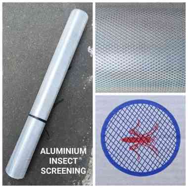 Kawat Nyamuk Aluminium Anti Karat Eceran Per Meter Ketebalan 0.2 mm