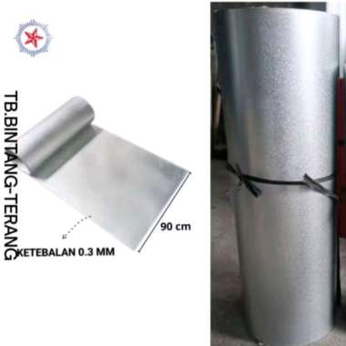 Seng Galvalum Tebal 0.3 mm Lebar 90 cm Per Roll