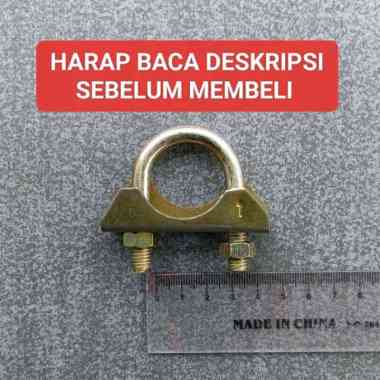 Klem Pipa Besi Knalpot 1" Inch U Bolt Clamp
