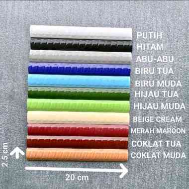 List keramik Kuku Macan Bon Bon 20 cm Motif Ulir Coklat Muda