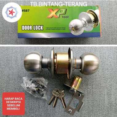 Handle Kunci Bulat Putar Pintu Kamar Mandi