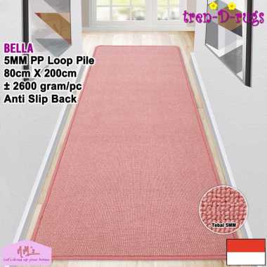 Tren-D-rugs Karpet polos panjang alas lantai kamar tidur ruang tamu minimalis 80 cm x 200 cm - NMs P