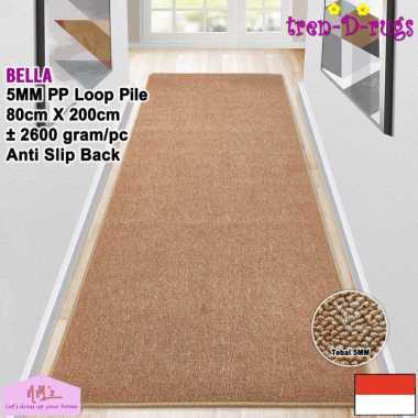 Tren-D-rugs Karpet polos panjang alas lantai kamar tidur ruang tamu minimalis 80 cm x 200 cm - NMs B