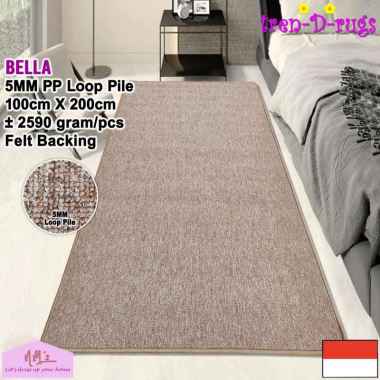 Tren-D-rugs Karpet permadani polos alas kasur duduk lantai ruang tamu tidur bulu minimalis anti slip