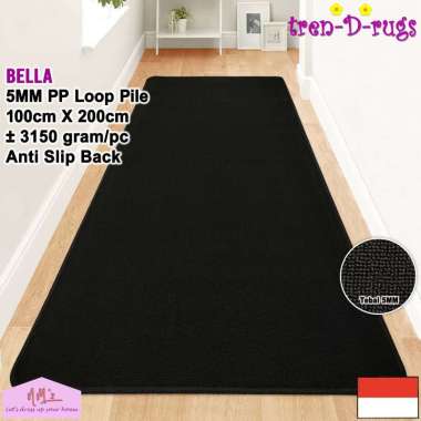 Tren-D-rugs Karpet permadani polos alas kasur duduk lantai ruang tamu tidur bulu minimalis anti slip