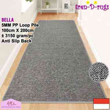 Tren-D-rugs Karpet permadani polos alas kasur duduk lantai ruang tamu tidur bulu minimalis anti slip