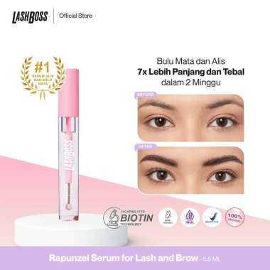 Lash Boss Rapunzel Serum for Lash and Brow | Serum Penumbuh Bulu Mata dan Alis