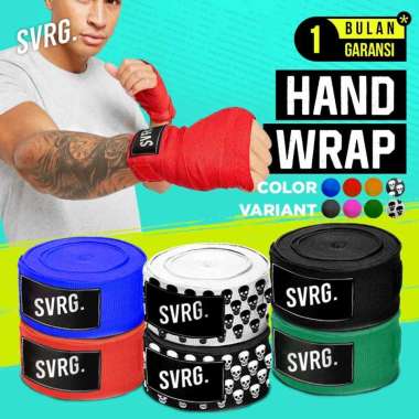 Svarga Hand Wrap 5 Meter - Handwrap Boxing - MMA - Muaythai Green