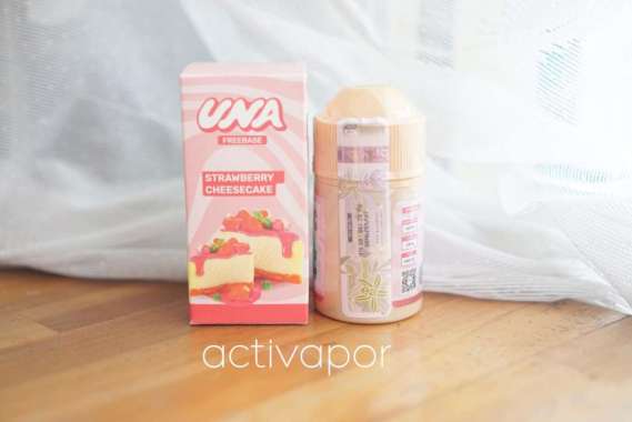 UNA Strawberry Cheesecake 3mg 6mg 60ml IDJ Liquid Vape Cheese Cake 3mg 2025