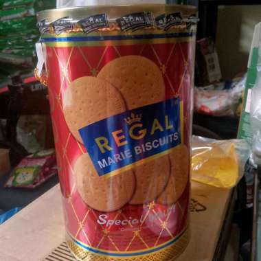 Biskuit Marie Regal Kaleng Rantai Special 1000gr