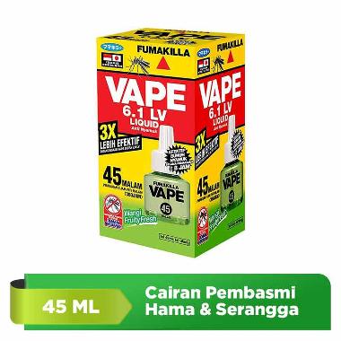 Fumakilla Vape 45 Malam Fruity Fresh [45 mL/Reffil] -