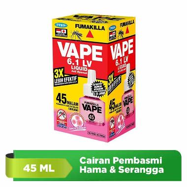 Fumakilla Vape 45 Malam Sakura Blossom [45 mL/Reffil] -