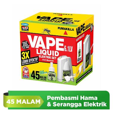 Fumakilla VAPE Liquid Elektrik Set Anti Nyamuk Fruity Fresh [45 Malam] -