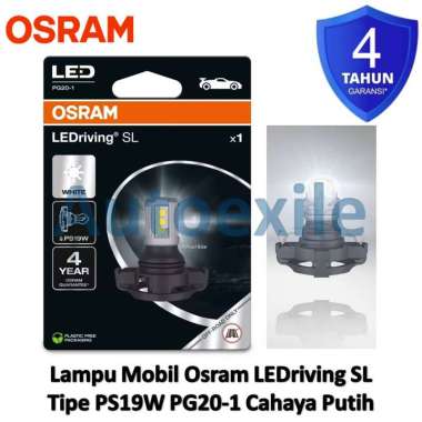 Osram LED riving PS19W PG20-1 White Putih 5201DWP Lampu Mobil PSX24W Etios Valco Trax Captiva Subaru