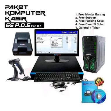 PAKET KOMPUTER KASIR FULLSET | SOFTWARE MINIMARKET | PROGRAM TOKO | MESIN KASIR FULL SET