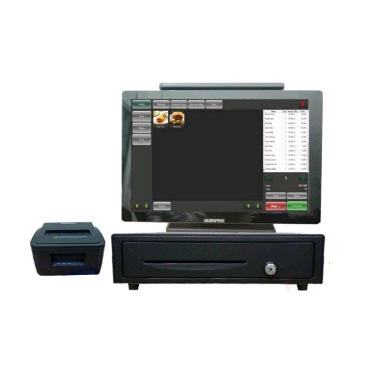PAKET KOMPUTER KASIR RESTO CAFE |RESTORAN|R&B|ALL IN ONE MESIN KASIR TOUCHSCREEN