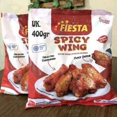 Promo Harga Fiesta Ayam Siap Masak Spicy Wing 500 gr - Blibli