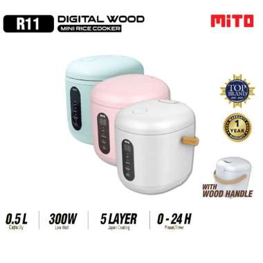 Mito R11 digital rice cooker 1L 8in1/magic com mito PINK