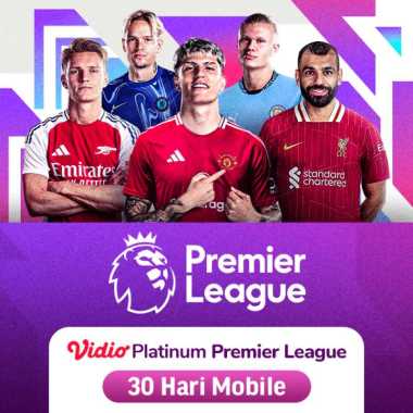 Vidio.com - Platinum + Premier League 30 Hari Mobile