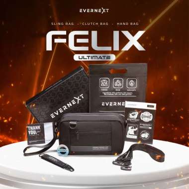 TAS SELEMPANG PRIA SLING BAG FELIX WATERPROOF CLUTCH BAG PRIA ANTI AIR WAIST BAG POUCH BAG PRIA SB F