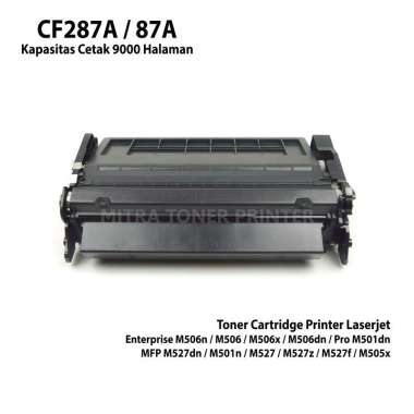 Toner cartridge 87A compatible Printer Laserjet Enterprise M506n, M506dn, Pro M501dn, MFP M527dn M50