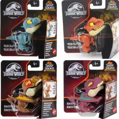 Jurassic World Snap Squad Attitudes Mattel Mainan Anak Figure BARYONYX