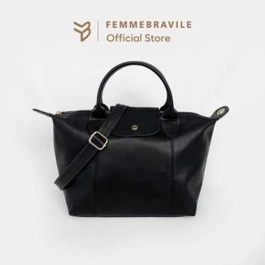 Femmebravile - Jennie Bag - Tas Wanita - Slingbag - Hand Bag - Tas Selempang - Tas Tangan Medium Bla