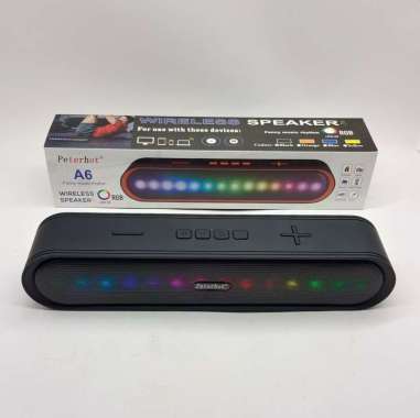 Speaker Soundbar A6 RGB Gaming Wireless Bluetooth Speaker Desktop PC Sound bar
