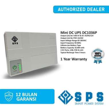 SPS DC UPS Mini Powerbank Router Modem Orbit Backup Battery CCTV Router DC1036P