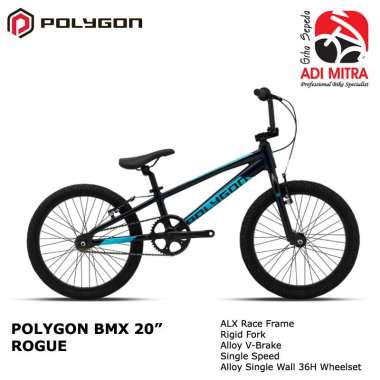 Polygon Rogue Sepeda BMX Anak [20 inch] Black