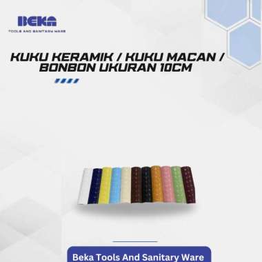 Kuku Keramik / Kuku macan / Bon Bon Ulir 10CM PILOV - Kuning