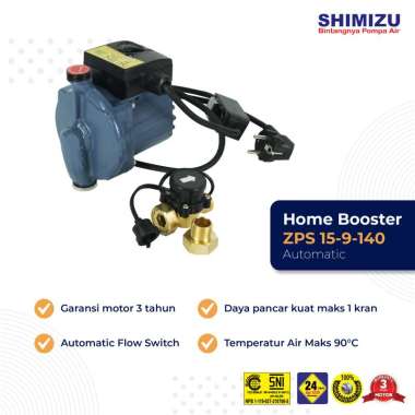 Pompa Air Booster Pump Shimizu ZPS 15-9-140