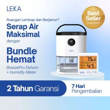 LEKA DH6223 BreezePro Dehumidifier - Serap Air Penyerap Kelembaban Udara Dryer Lebih Hemat