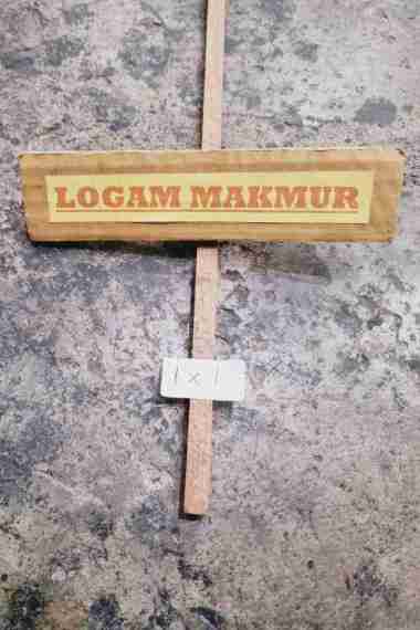 LIS KAYU POLOS TEBAL 1x1CM UNTUK PIGURA DAN BINGKAI - PANJANG 1 METER