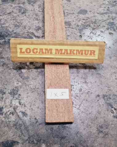 LIS KAYU POLOS TEBAL 1x5CM UNTUK PIGURA DAN BINGKAI - PANJANG 1 METER
