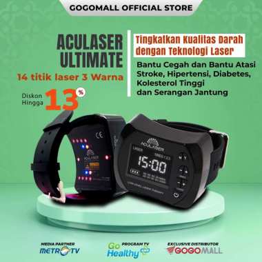 ACULASER ULTIMATE PLUS NMES THERAPY DEVICE ORIGINAL GOGOMALL DR LASER ALAT TERAPI KESEHATAN TERDAFTA