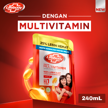Lifebuoy Sabun Mandi Cair Anti Bacterial Body Wash Total 10 100% Lebih Kuat Lawan Kuman Berbahaya [2
