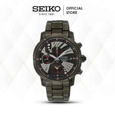 Jam Tangan Wanita Seiko Chronograph Classic SNDY07 Black Original